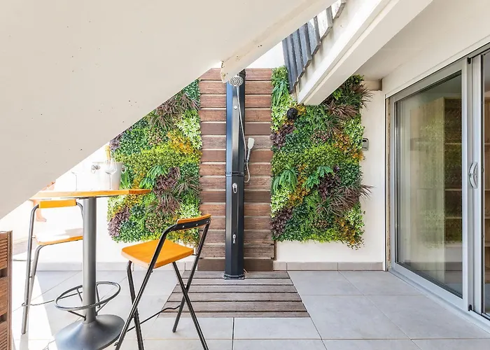 L'Atypique - Appartement Luxe - Double Terrasse - Plage - Port Nature 1 - Village Naturiste *