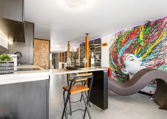 L'Atypique - Appartement Luxe - Double Terrasse - Plage - Port Nature 1 - Village Naturiste *